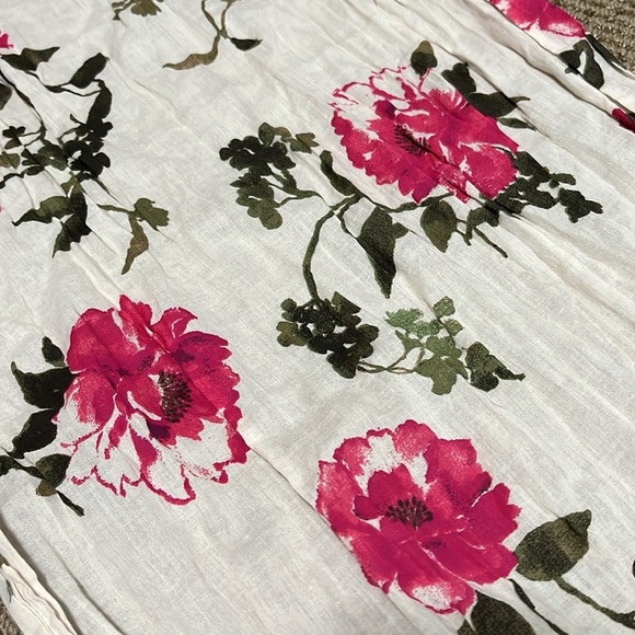 Jackpot Organic Crepe Cotton Floral Print Scarf - Picture 8 of 8